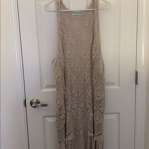 Crochet Duster Vest